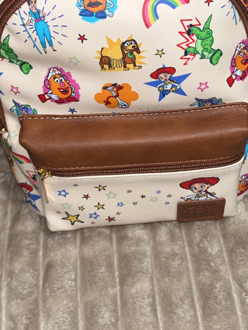NWT Disney Bioworld - Toy Story Mini Backpack with Leather